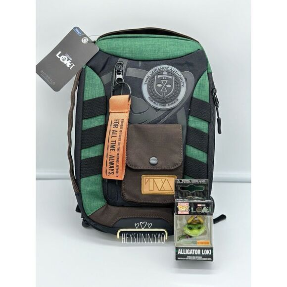 Marvel Loki Time Variance Authority Sling Bag Set B - Picture 1 of 5